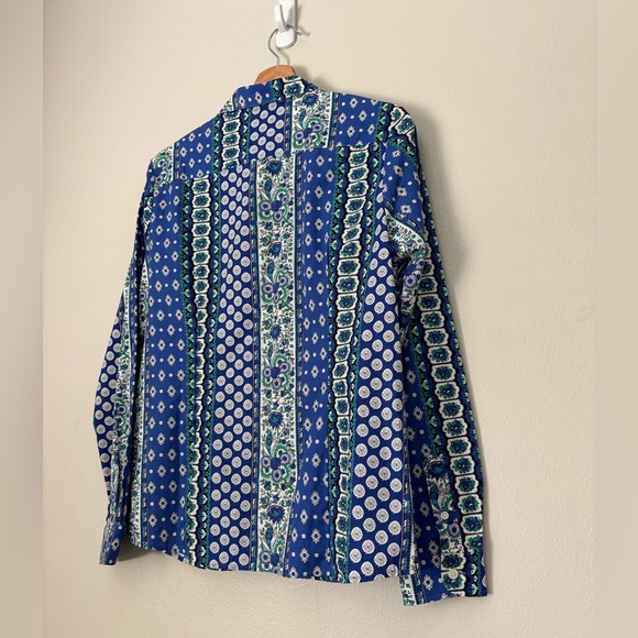 Souleido Vintage Style Multi-Print Cotton Shirt - Picture 6 of 15
